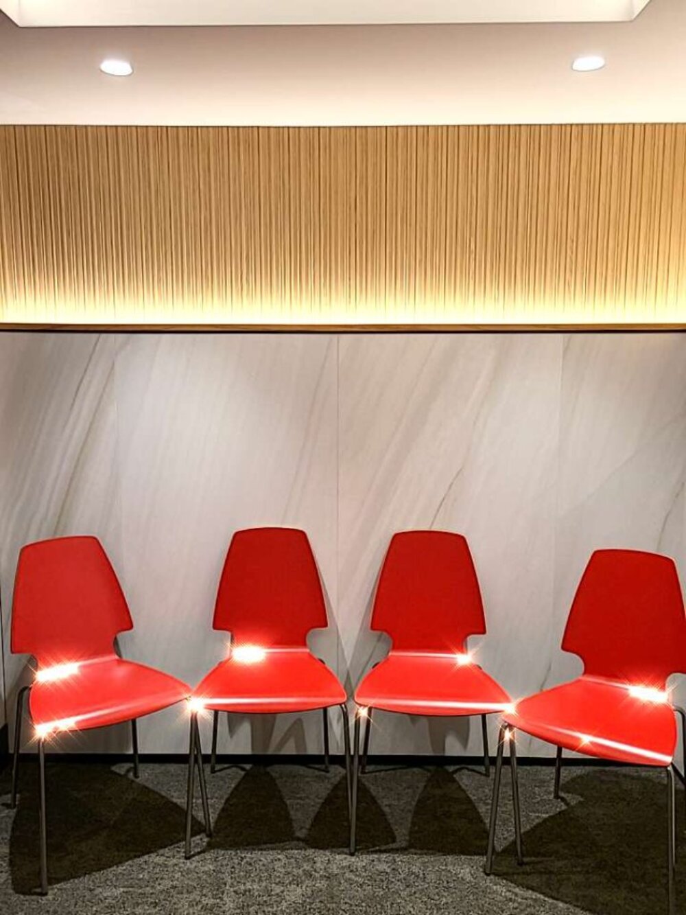 4 Red Chairs - Picture 6 of 13